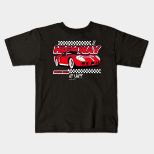 Classic Car Race Driver Kids T-Shirt